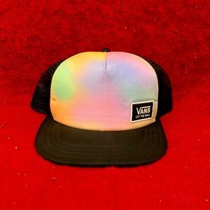 Vans Off The Wall! Unisex Tie Dye Trucker Hat One Size